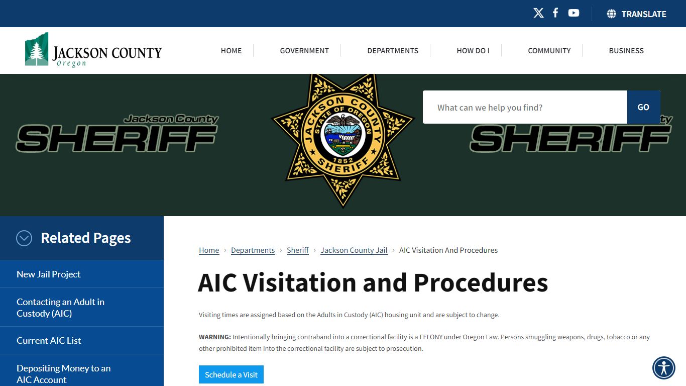 Jackson County, Oregon - Official Government Website
